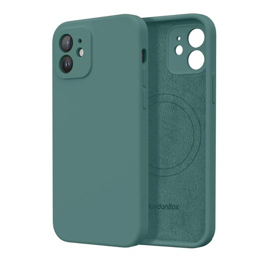 Защитный чехол для телефона Apple iPhone 12 6,1 дюйма, зеленый.